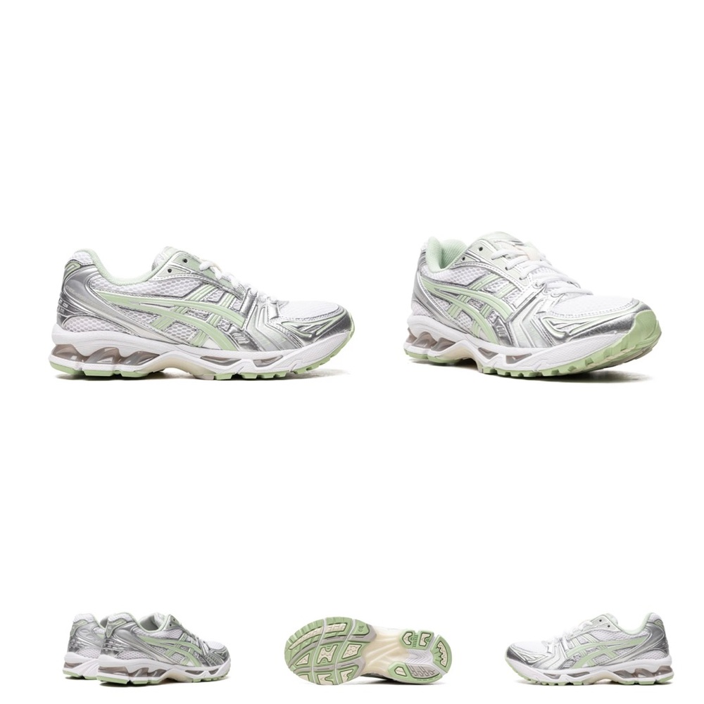 ASICS gel kayano 14 white jade size 10
